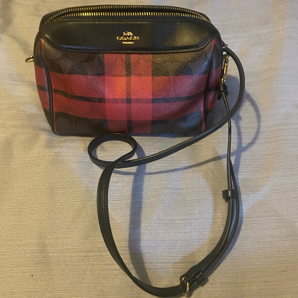 Coach Plaid Crossbody bag - Picture 3 of 6